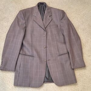 STACY Adams, 38R, Blazer, Subtle Plaid Blazer
